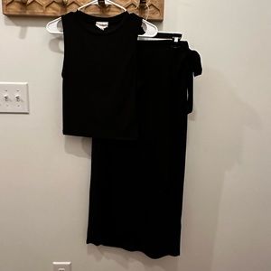 Anthropologie tank & skirt set